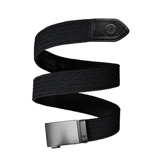 Braided Elastic Belt - Black