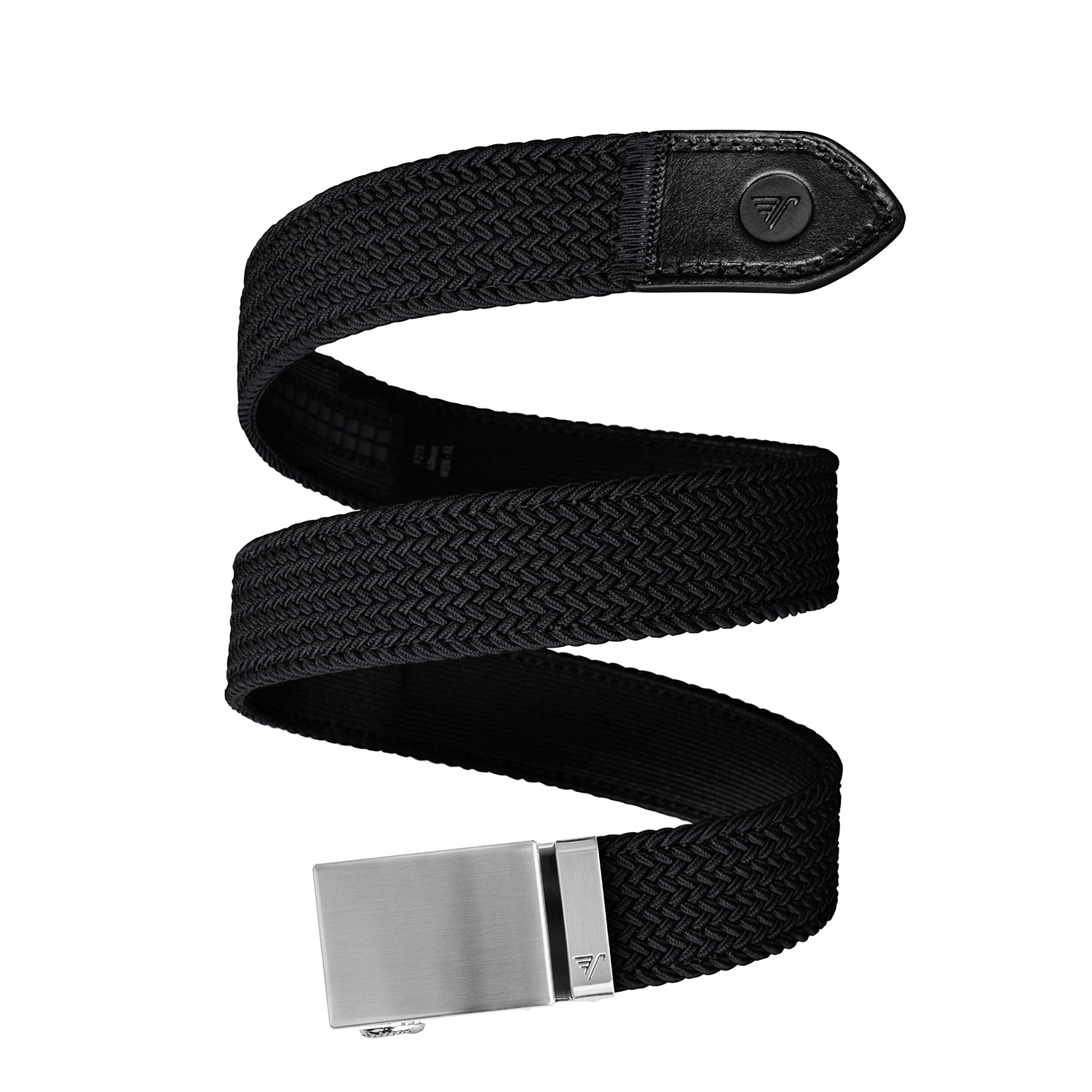 Braided Elastic Belt - Black