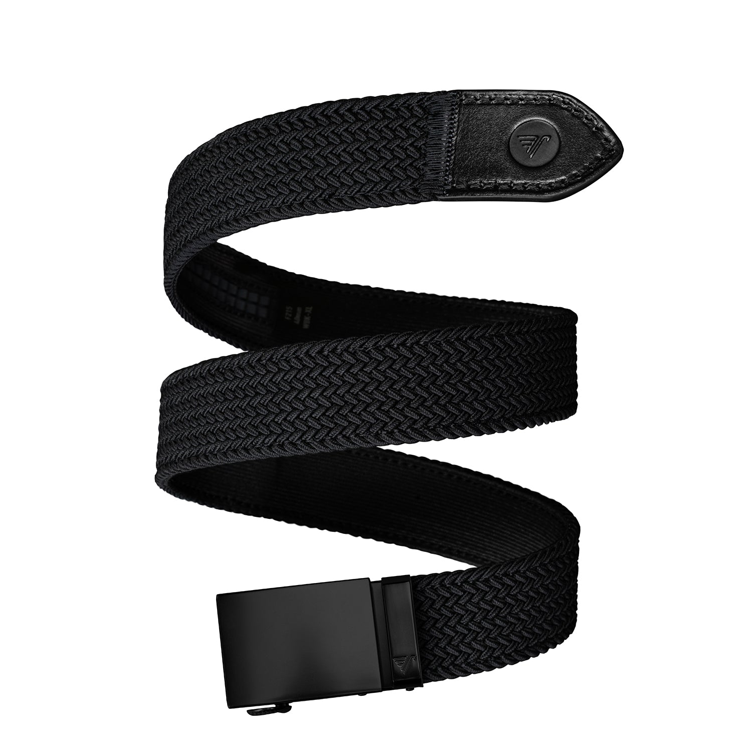 Braided Elastic Belt - Black